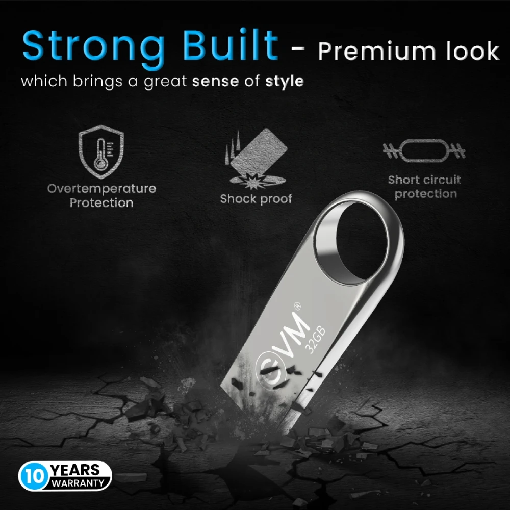 EVM Envault Pendrive 32GB USB 2.0 (METAL) view 4